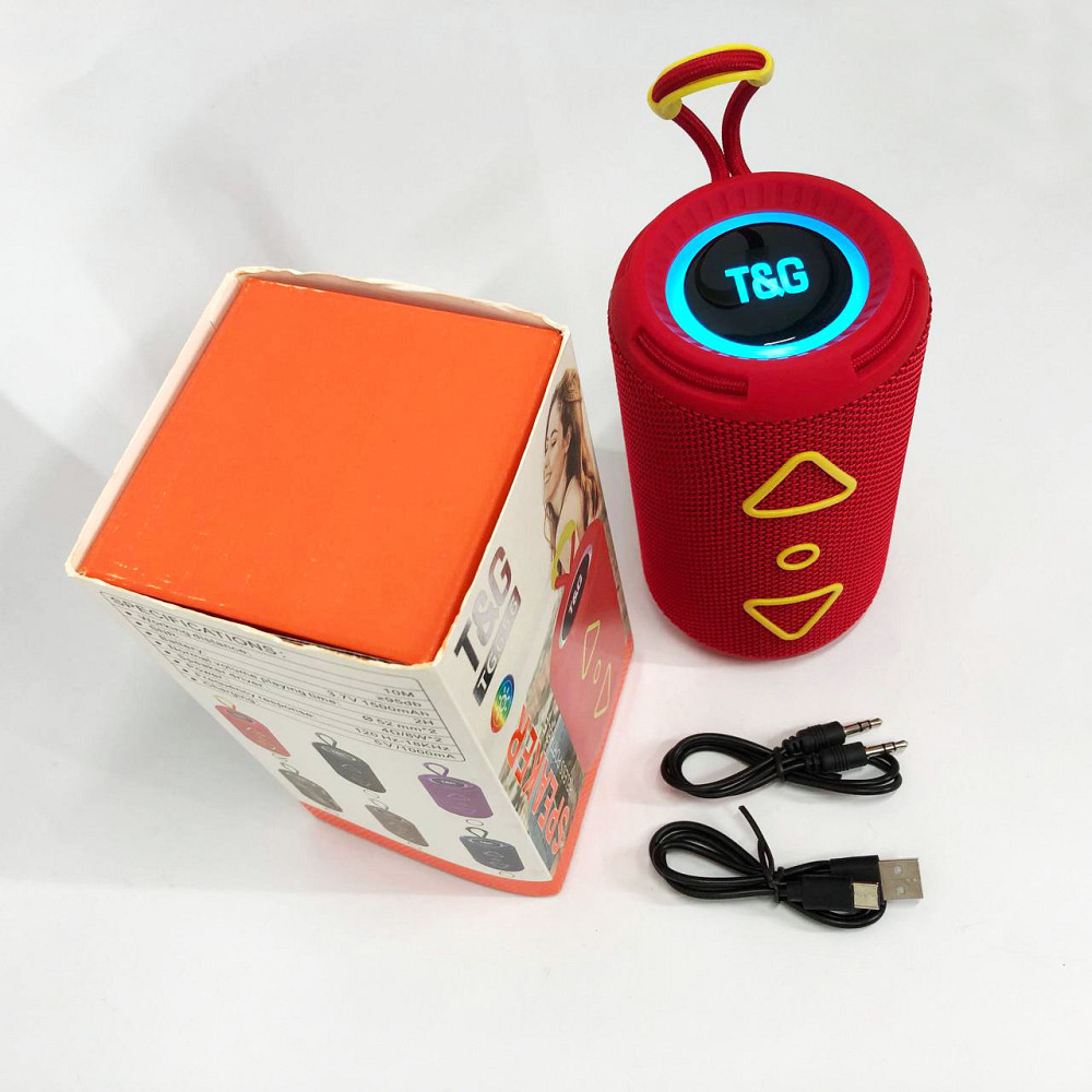 Переносна колонка для вечірки TG656, Колонка з динамічним led підсвічуванням Bluetooth музична IG-10 Львів - фото 13