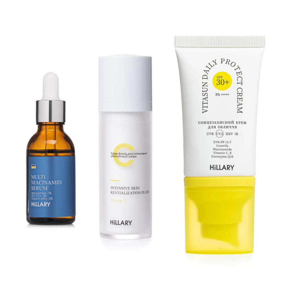 Комплекс для відновлення тону та захист від пігментації SPF 30 Hillary Tone Repair & Pigment Defense Set Киев - изображение 1