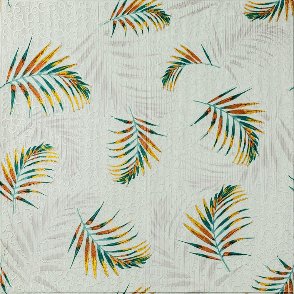 Панель стеновая 3D 680х670х4мм Папоротник на бежевом фоне (D) SW-00001983 Днепр - изображение 1