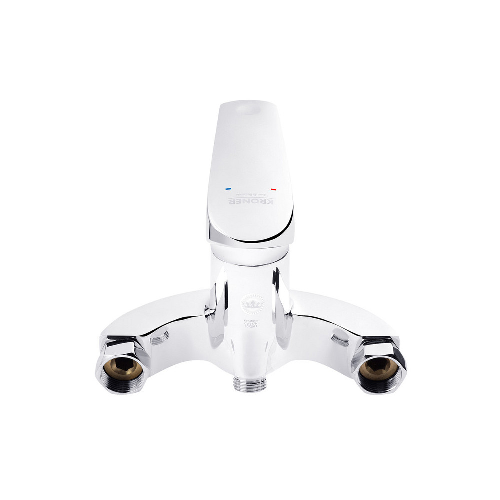 Змішувач для ванни Kroner KRP Konstante - C070 з душовим гарнітуром, хром Київ - фото 4