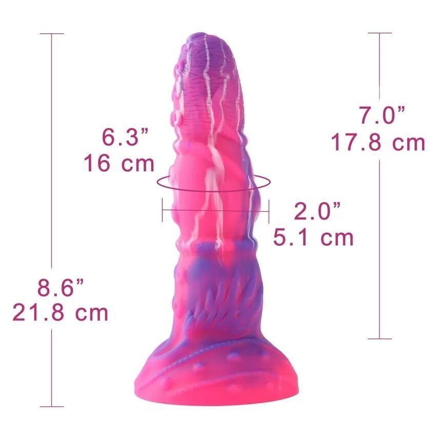 Фалоімітатор для секс-машин Hismith Tentacle Silicone Dildo Monster Series, KlicLok та присоска Sex Aura Київ - фото 2