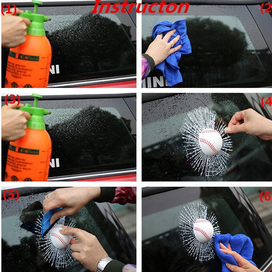 М'яч футбольний жовтий у вікні авто наклейка прикол Київ - фото 5