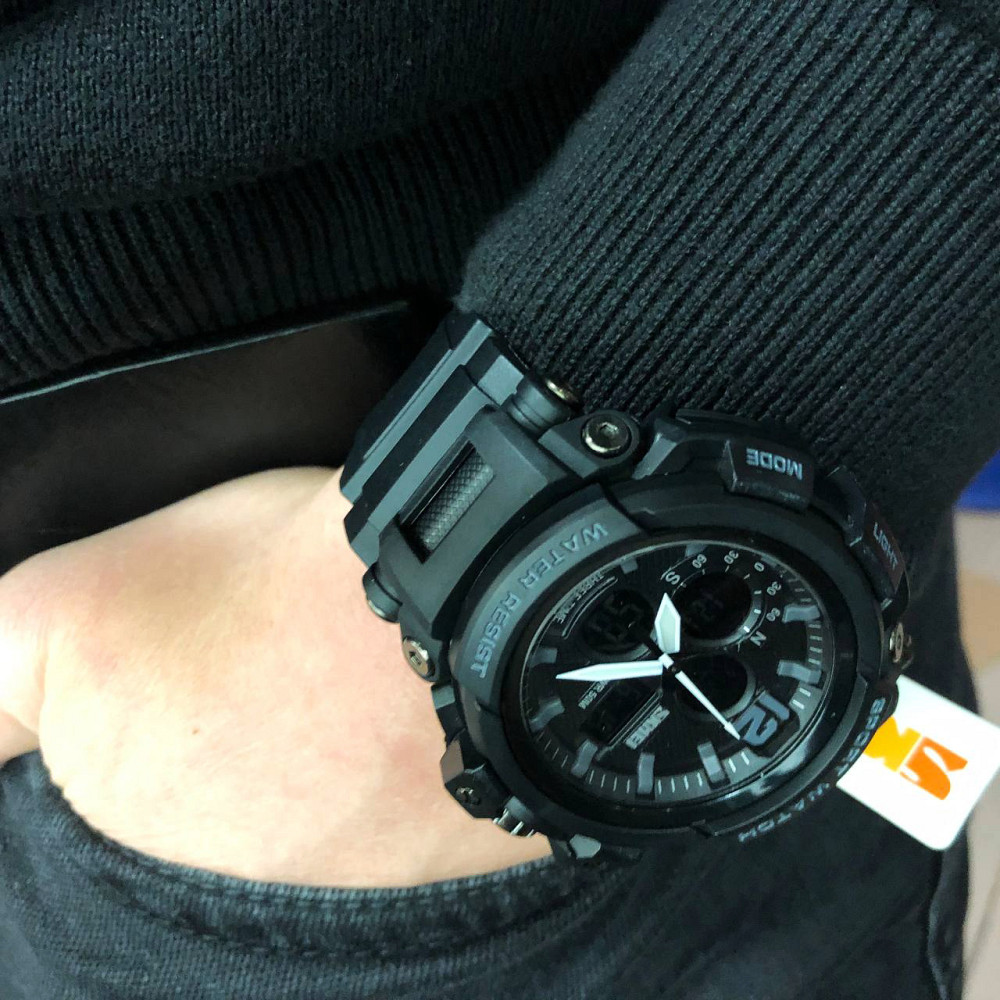 Армейские часы топ SKMEI 1343BK, Электронные наручные часы мужские тактические армейские для зсу HM-36 Львов - изображение 13