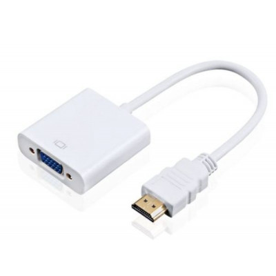 Перехідник HDMI M to VGA F (з кабелями аудіо і живлення від USB) ST-Lab (U-990 white) Вінниця - фото 1