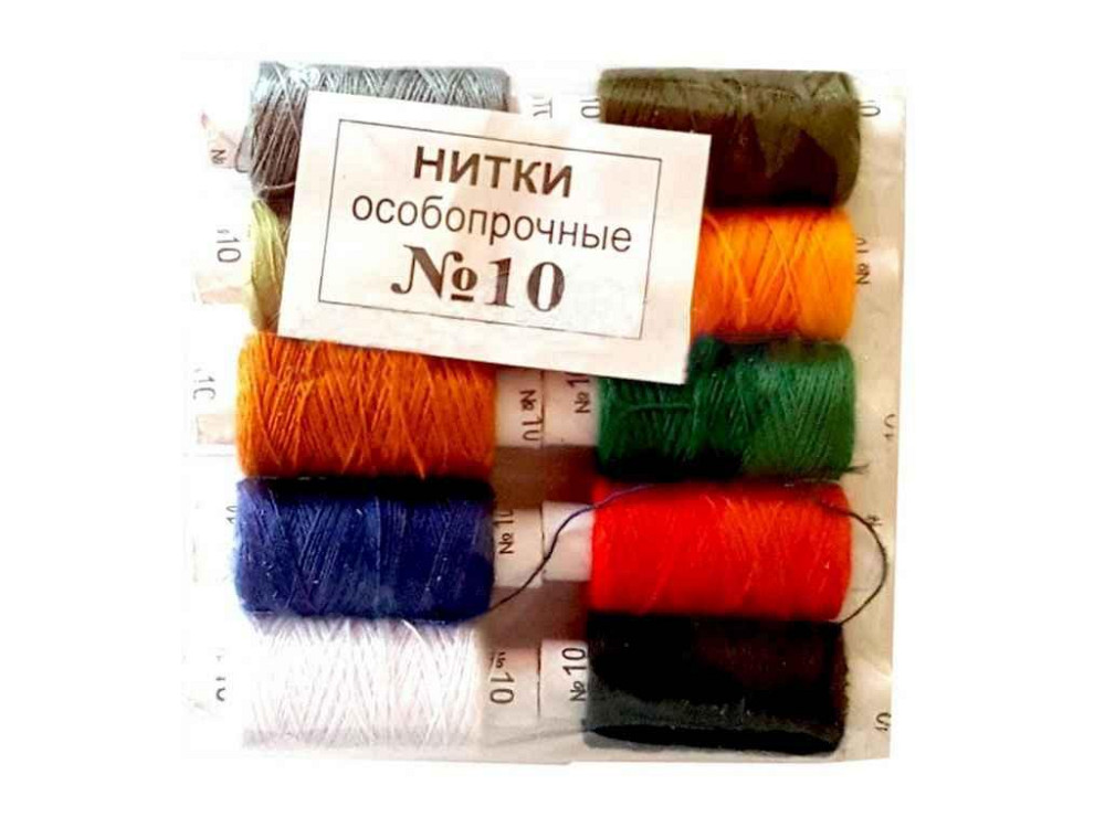 Нитки №10 ХБ (10 радуга) 410065 ТМ ХАРКІВ Київ - фото 1