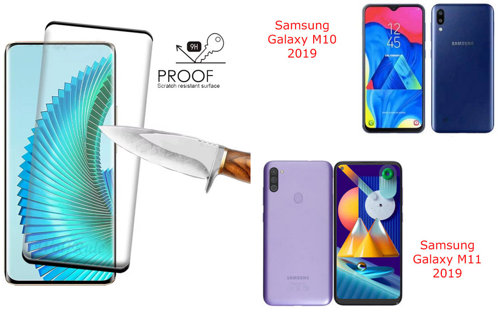 Захисне скло HyperGlass Pro для Samsung Galaxy M10 2019, Galaxy M11 2019 – максимальна чутливість та захист Київ - фото 1
