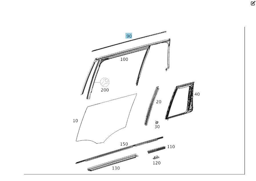 Mercedes-Benz  A2927350800 Молдинг арки задніх правих дверей GLE Coupe C292 Одеса - фото 2