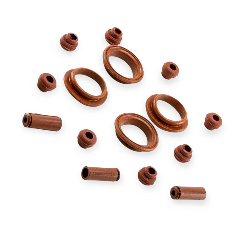 Пыльник 406 двигатель концевика свечи низ. втулки трубки (vigo) Ремкомплект свечных колодцев головки Мукачево - изображение 1