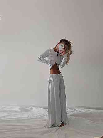 Женский стильный легкий костюм из плотного рубчика Меланж, 44/46 Одесса