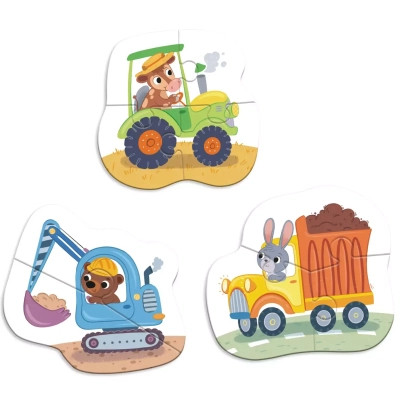 Пазл DoDo 3 в 1 Транспорт (300392) Винница - изображение 2