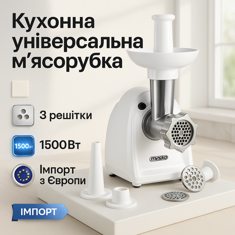 Мощная электрическая мясорубка с реверсом, Мясорубка для наполнения колбас, Мясорубки хорошего качества WD-31 Львов - изображение 4