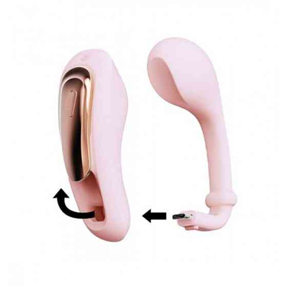 Вибратор в трусики с дистанционным управлением Qingnan No.6 Wireless Control Beige, рожевий Sex Aura Киев