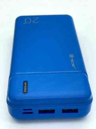Зовнішній акумулятор Power bank Tracer 20000mAh 5V-2A 2USB + micro type-C Вінниця