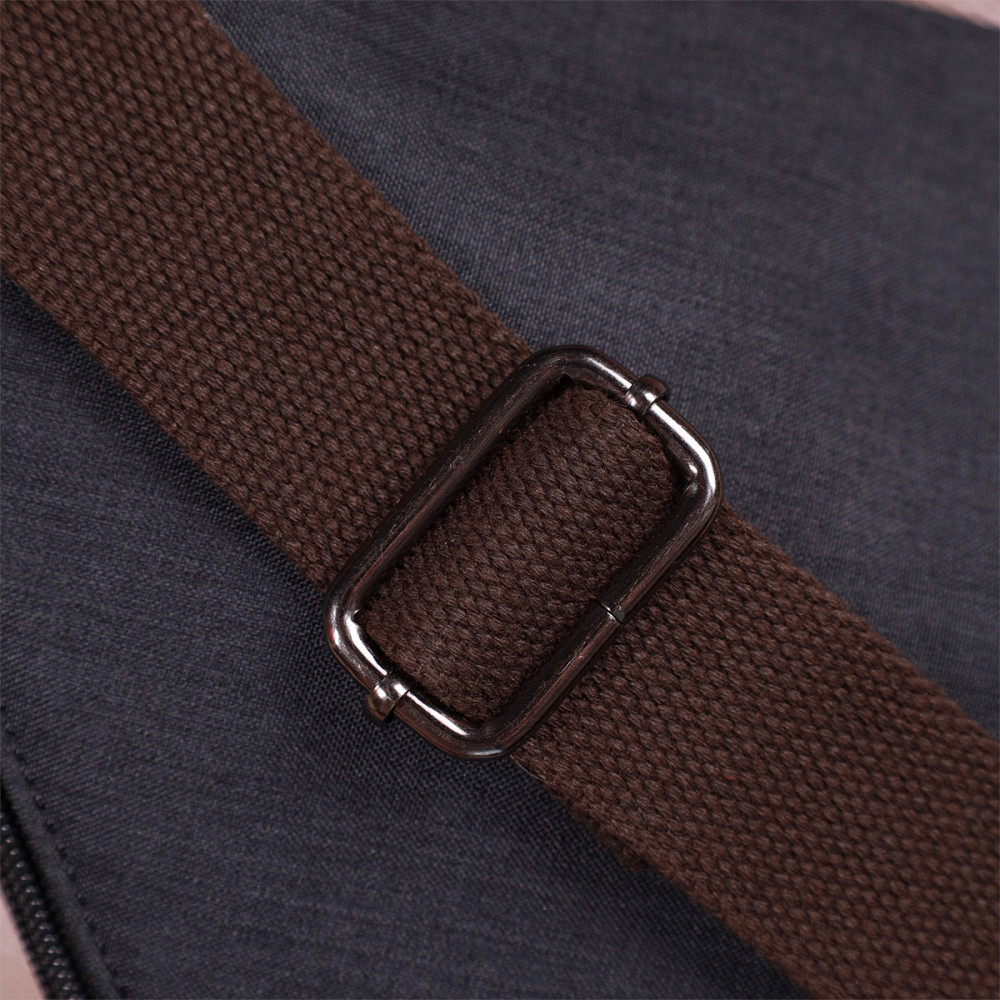 Сумка через плече для чоловіків з текстилю Vintage 22196 Чорний Київ - фото 10