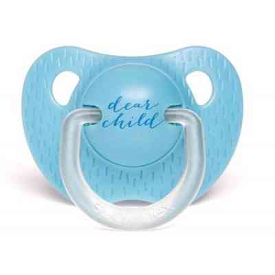 Пустышка Suavinex Смысл жизни 6-18 мес голубая (303324) Винница