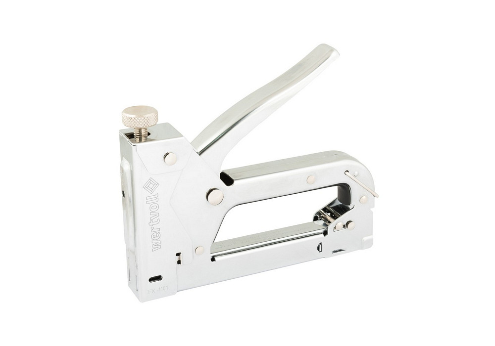 WERTVOLL Степлер пружинний WERTVOLL скоба R53 4-14 мм, плавне регулювання сили удару, корпус ме Киев - изображение 1