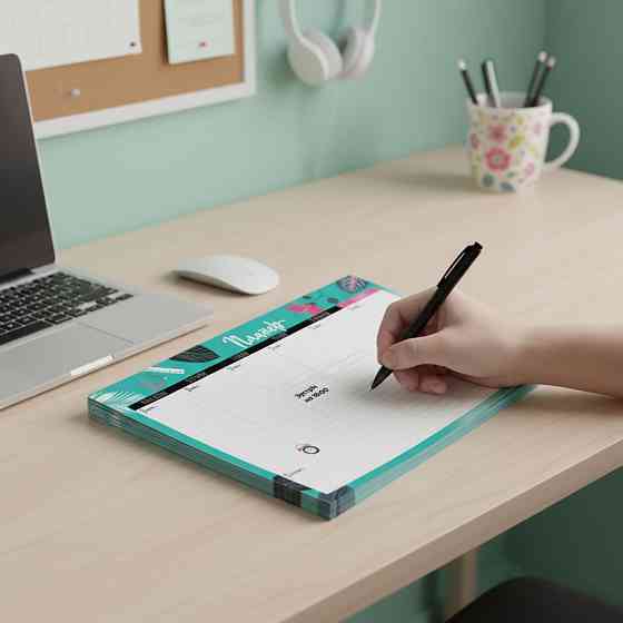 Планер недельный VT9212-05, 20х14,3 см, 54 листа, украинский Винница