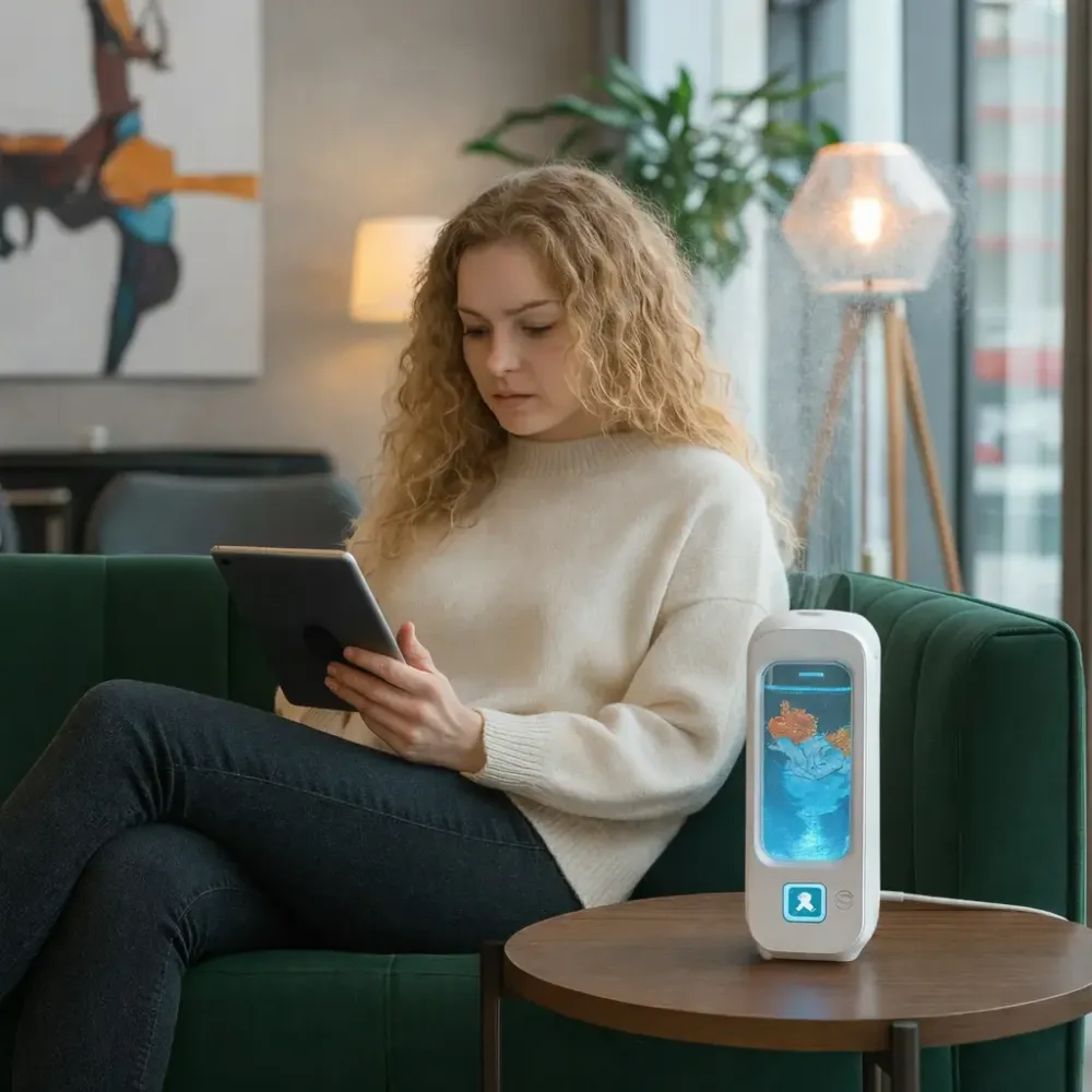 Портативный аромадиффузор-увлажнитель воздуха с подсветкой и дисплеем USB M-H3 Коломыя - изображение 2