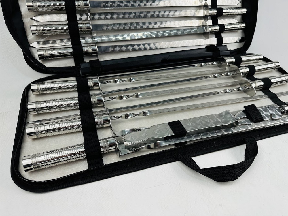 Набір шампурів для м'яса та люля-кебаб HAPPY DAYS подарунковий набір чоловікові Тернопіль - фото 2