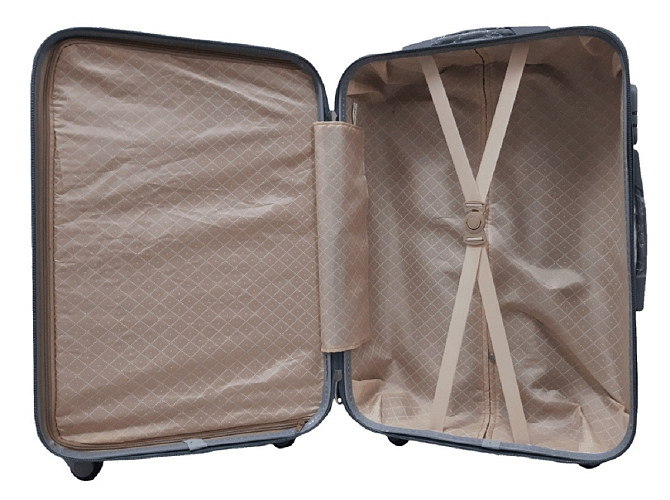 Валіза пластикова MILANO BAG 004 середня жовта Київ - фото 6