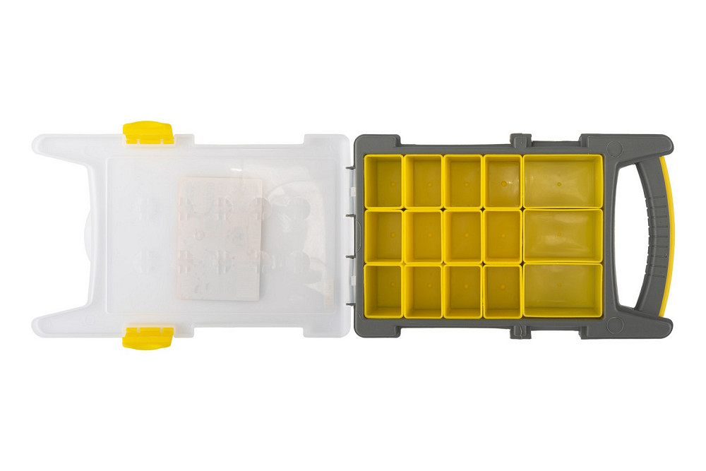 MASTERTOOL Органайзер MASTERTOOL з ручкою 8.5" 210х338х62 мм 15 секцій 79-2085 Коломия - фото 6