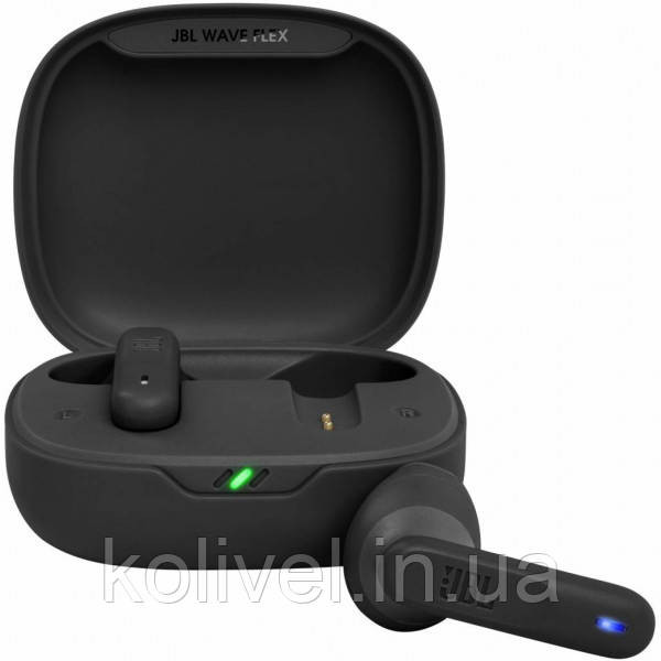 Навушники з мікрофоном JBL TWS Wave Flex Black JBLWFLEXBLK (JBLWFLEXBLK) Київ - фото 2