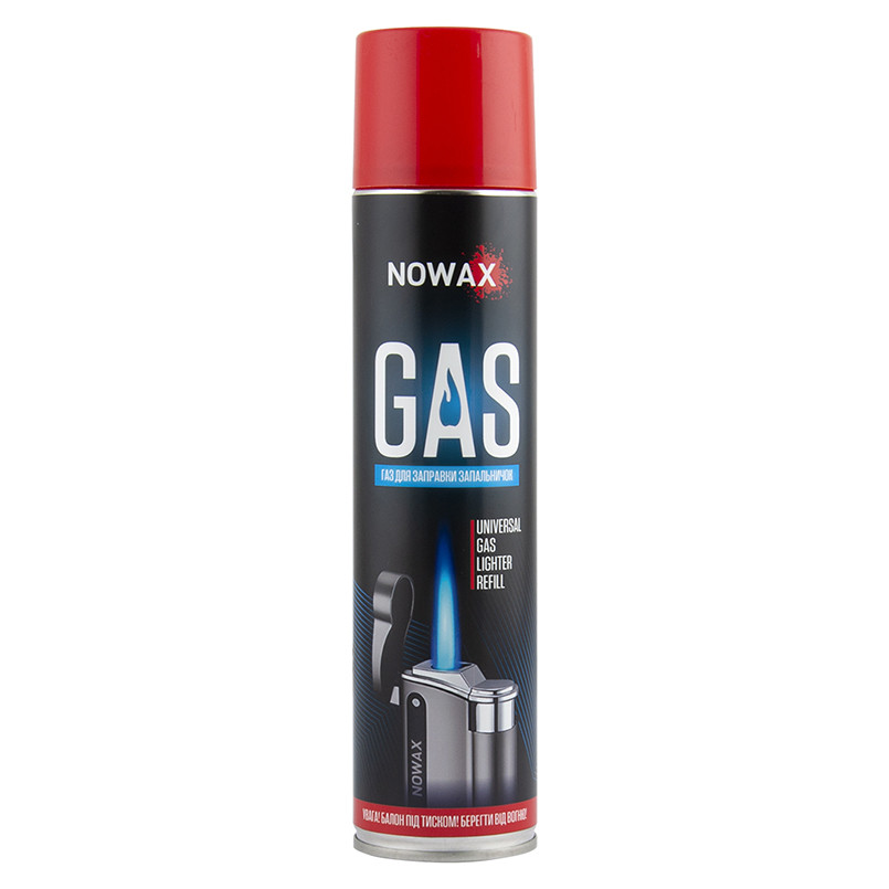 Газ Nowax для заправки всіх типів багаторазових запальничок, 300мл Львів - фото 1