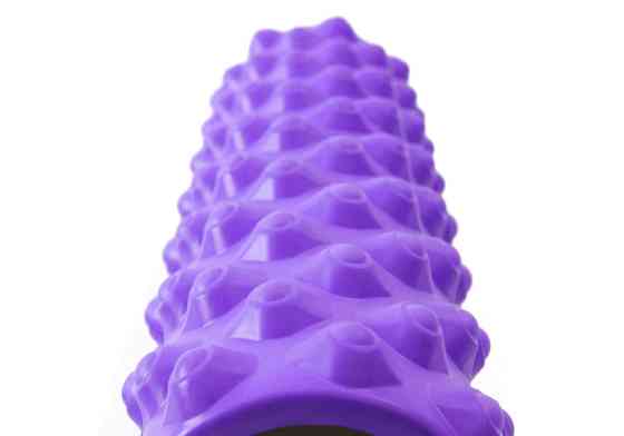 EasyFit Масажний ролик EasyFit Grid Roller Extreme 45 см Фіолетовий Київ