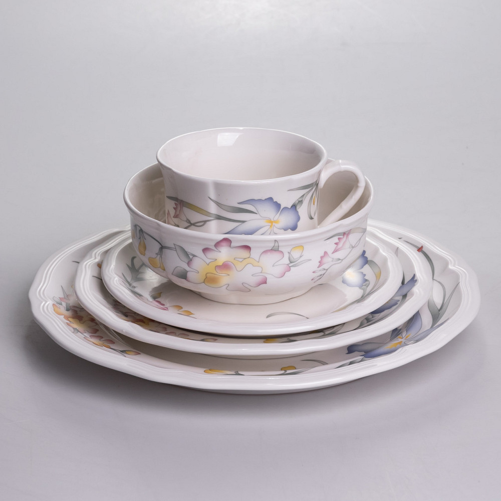 Yiwu Столовий набір посуду тарілок і чашок 32 предмети на 6 персон Villeroy порцеляновий YY78-8 Коломия - фото 8
