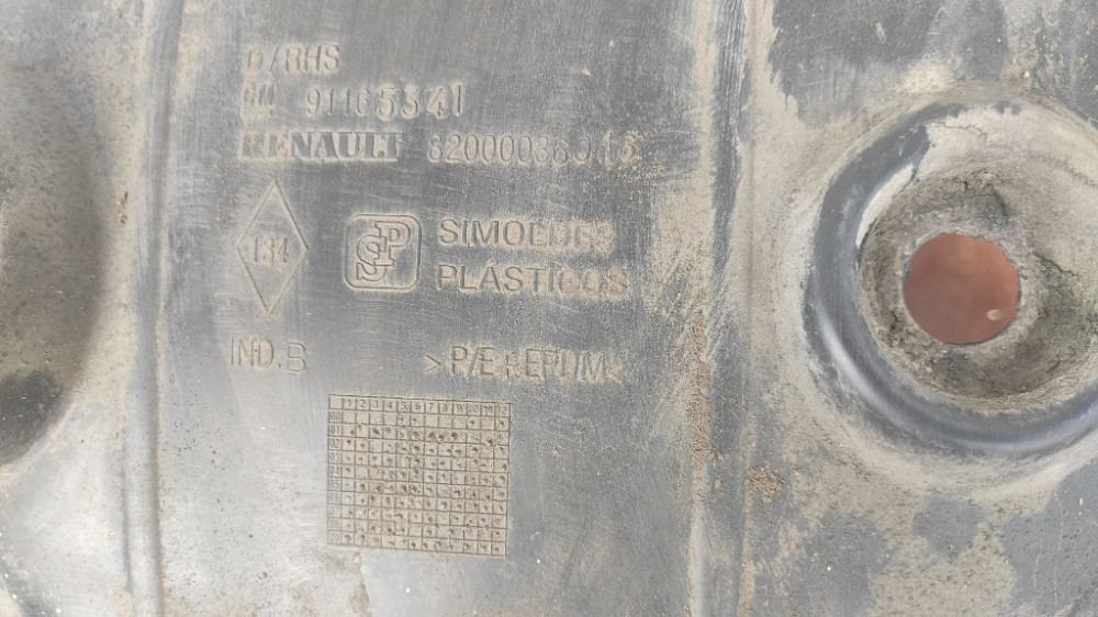 Підкрилок задній правий Renault Trafic 2001-2013 (82000036016) Ковель - изображение 3