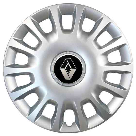 Автомобильные модельные колпаки R15 Renault 307 4шт, SJS, серебряные Киев