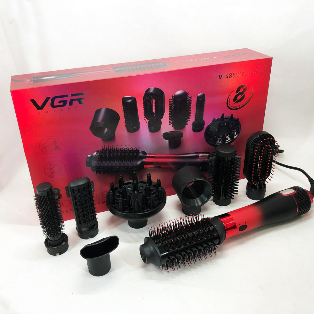 Лучшие мультистайлеры для волос, Фен с разными насадками, Фен для укладки локонов YT-97 Львов - изображение 1