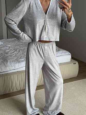 Жіночий повсякденний домашній комплект трійка якісний велюр Одеса