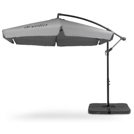 Парасолька садова Di Volio EMPOLI 350см сіра+ Основа садової парасольки Киев