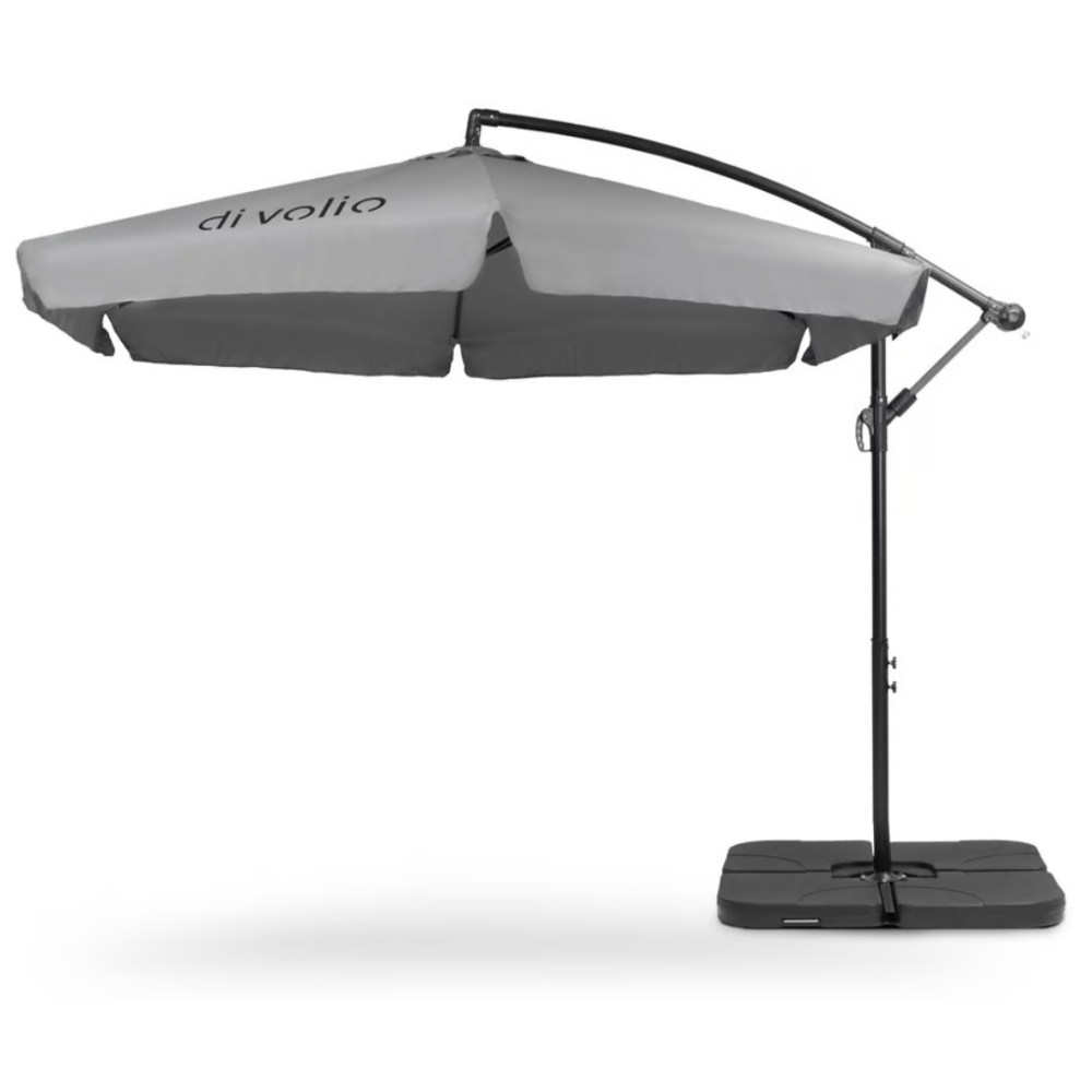 Парасолька садова Di Volio EMPOLI 350см сіра+ Основа садової парасольки Киев - изображение 4