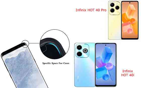 Захисне скло HyperGlass Pro для Infinix HOT 40 Pro, HOT 40i – максимальна чутливість та захист Київ