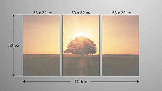 Модульна картина Природа Дерево Art-39_3А Київ