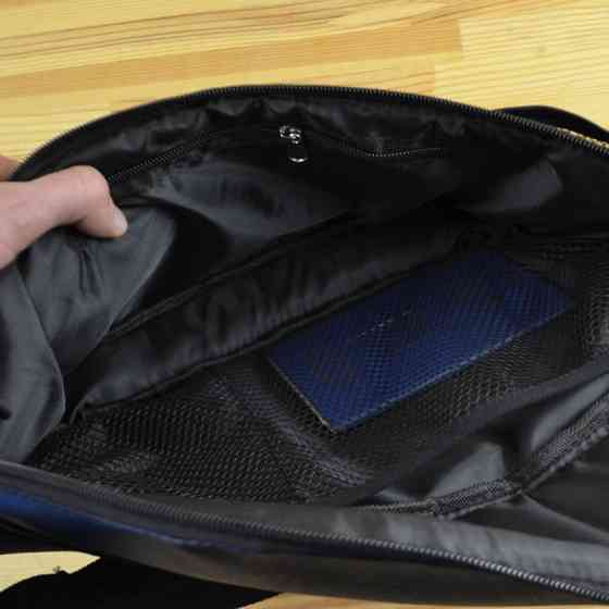 Мужская бананка с отделениями, Сумка бананка черная, Сумка ремень на пояс мужская PN-71 Ивано-Франковск