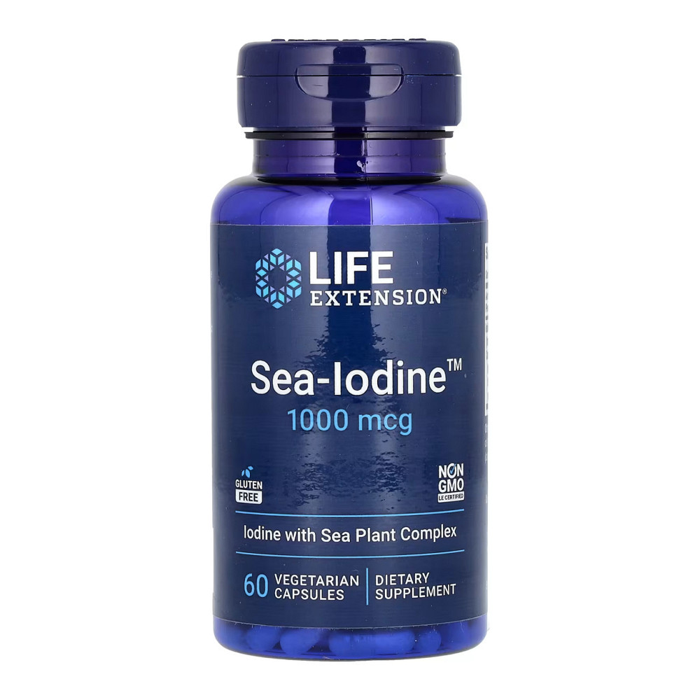 Йод с комплексом морских водорослей Sea Iodine 1000mcg 60 vcaps Киев - изображение 1