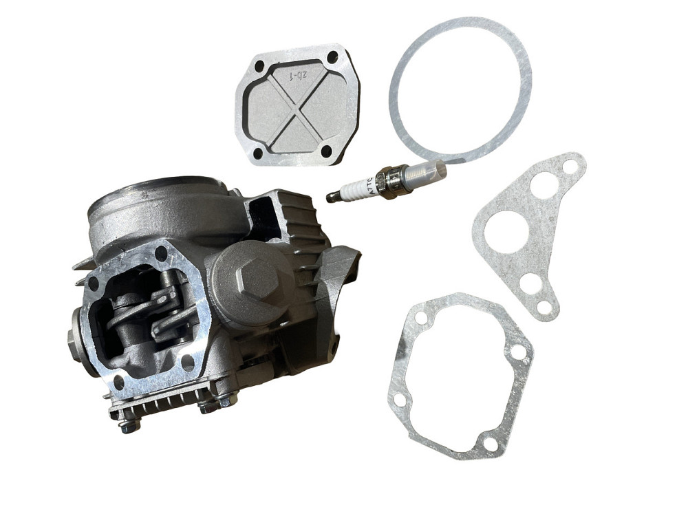 Головка цилиндра мопед Дельта 70 (Ø47) (в сборе, +свеча) Мукачево - изображение 1