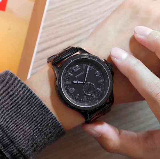 Классические мужские часы Skmei 1513 (black) Киев