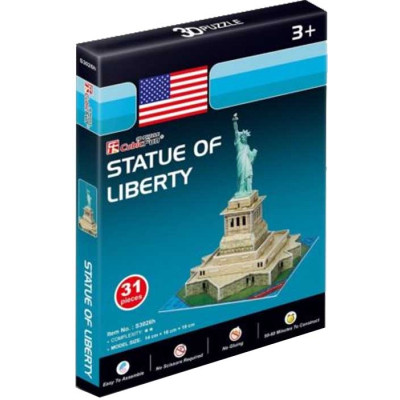 Пазл Cubic Fun 3D Статуя Свободи міні (S3026h) Вінниця - фото 1