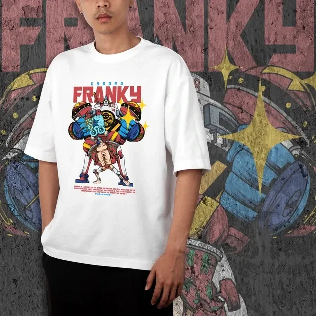 Футболка для подростка мальчика с принтом Ван Пис Franky Размер 160 Anime10237 Днепр - изображение 3