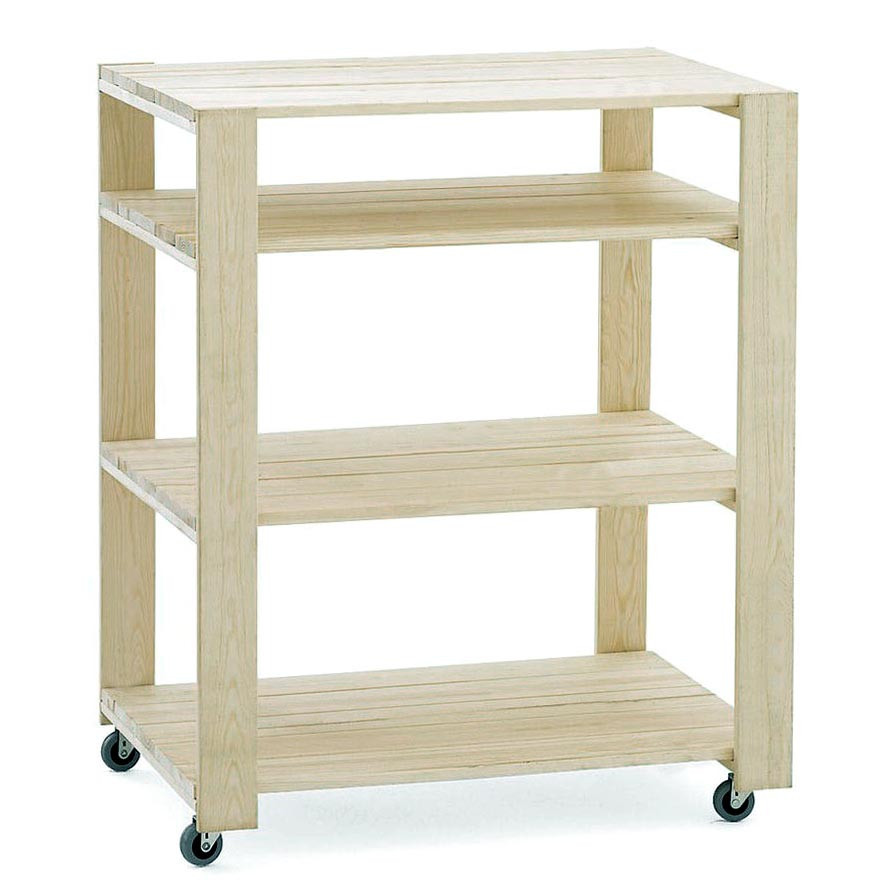 Етажерка для ванної на коліщатах "Пайсонет" бланже Миколаїв - фото 1