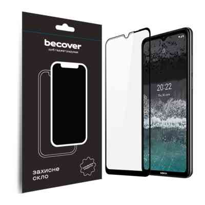 Стекло защитное BeCover Nokia C21 Black (709741) Винница