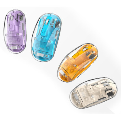 Мышка XO M12 Wireless Transparent/White (M12 White) Винница - изображение 5