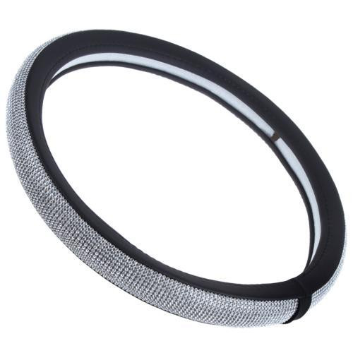 Чохол на кермо VLOD-BRLT85 BK M чорний з бортом Харків - фото 6