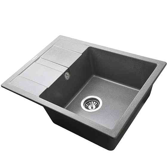 Гранитная мойка Mira ONZA серый 650 х 500 мм (000028978) Киев