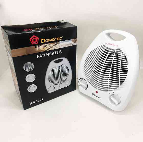 Электрический обогреватель для офиса Domotec, Мини нагреватель воздуха, Тепловентилятор для квартиры IH-71 Львов