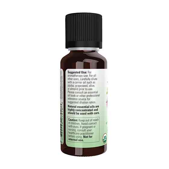 Эфирное масло герани Now Foods Organic Geranium Oil 30ml Киев